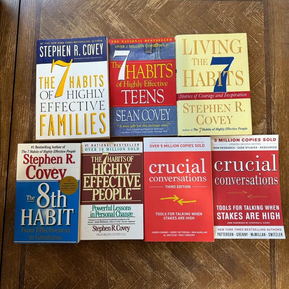 7 Habits and Crucial Conversations Books